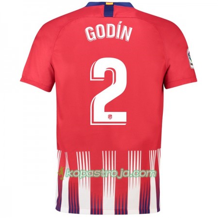 Billiga Fotbollströjor Atlético Madrid Godin 2 Hemma tröja 2018/19 Kortärmad